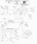 Camshaft Crankshaft Cylinder Engine Sump Lubrication Piston Group Diagram and Parts List for 12Z602-0100-E1  Briggs and Stratton Engine